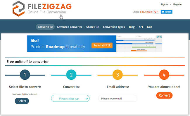 filezigzag free video converter